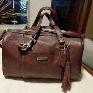 Coach Leather Satchel Crossbody
